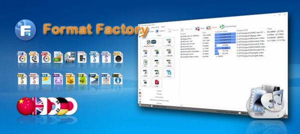 فورمات فاكتوري لتحويل الصيغ مجانا Format Factory